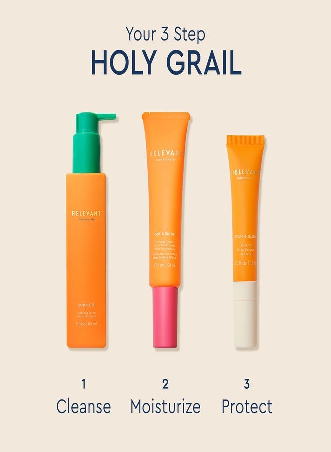 Relevant Beam and Glow Eye Serum - Hydrating Serum for All Skin Types - Vegan Skincare with Shea Butter and Niacinamide - Gluten Free - 0.5 oz - Image 3